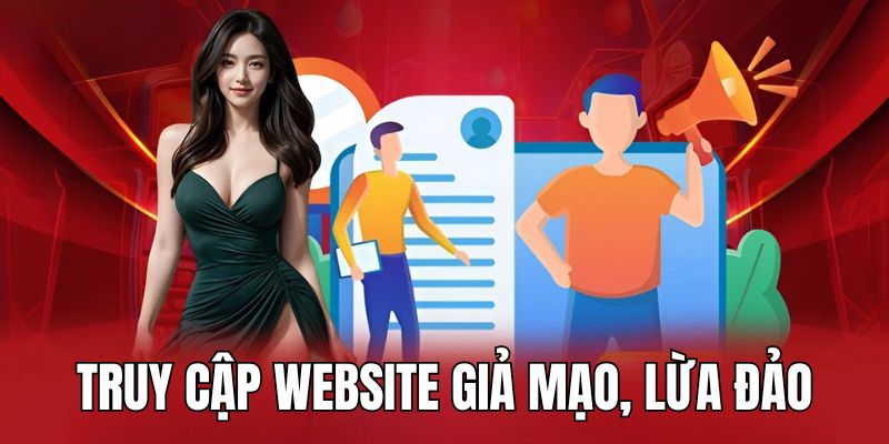 Tình huống truy cập nhầm website giả mạo, bị lừa đảo